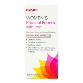 Gnc Women's Fórmula Prenatal Con Hierro