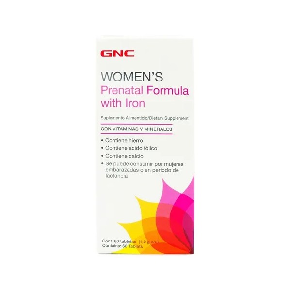 Gnc Women's Fórmula Prenatal Con Hierro