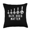 Size Does Matter Autumn Leaf Blower Throw Pillow