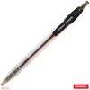 NATARAJ Snappy Ballpoint Pens, Retractable, BLACK, 0.7mm Fine Point, Pack