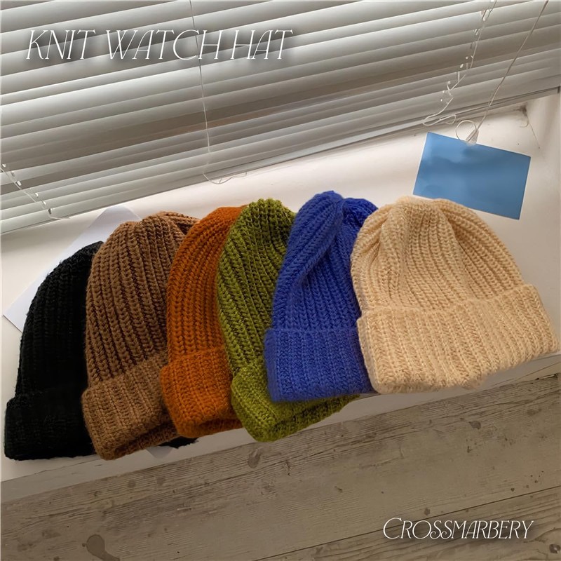 Cross Marberry CY101 Women's Loose Knit Hat, Warm Knit Cap,