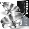 WALFOS Jam Funnel Wide Neck, 10cm & 14cm Canning Funnels
