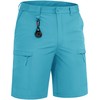 TACVASEN Summer Shorts for Men with Elastic Waist and Multi