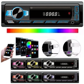 N++A Auto Estereo Reproductor Bluetooth MP3 Radio Manos Libres FM SD Aux USB Música De Coche