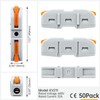 GKEEMARS 50 Pcs Wire Connector, 1 Conductor Compact Splicing Wire