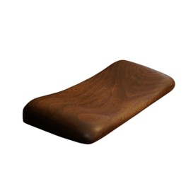 CrweanWcee Wrist Rest Mouse, Palm Rest, Wood, Small, Wrist Rest, For Mouse, Fatigue Reduction, Compact, Anti-Slip, Stylish (Walnut)