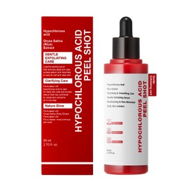 Gentle Exfoliating Serum with Hypochlorous Acid & Rice Extract - Daily Peel Solution for Smooth&Peel Shot for Pores - 80ml