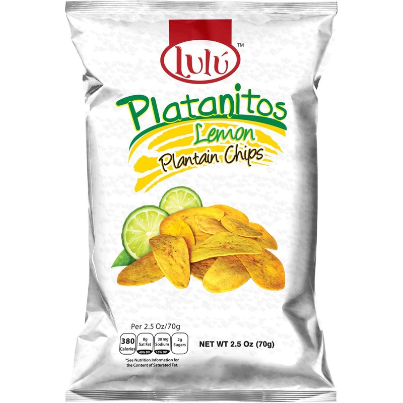 LULU Salted, Sweet, Lemon, Chili Lemon Plantain Chips - Variety