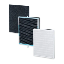Beurer LR500 Filter Replacement Set, 3-Layer Filter System: HEPA Filter H13, Activated Carbon Filter, Pre-Filter, Give Your Air Purifier a New Lease of Life, Captures 99.95% of Harmful Particles