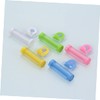 Baluue 5pcs Toothpaste Rolling Squeezer Easy Toothpaste Dispenser Toothpaste Holder