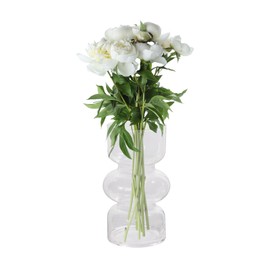 wangsdjy Clear Glass Vase – Flower vases for Bouquet -Glass vases for centerpieces,Weddings & Home Decor | Elegant Tabletop, Desk, or Indoor Decor | Perfect Housewarming Gift (1)