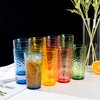ZAINCA 24-ounce Plastic Tumblers, Acrylic Drinking Glasses High-Balls, set of