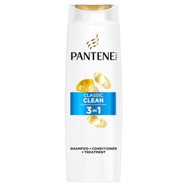 Pantene Pro-V Classic Clean 3 in 1 Shampoo 625ml for Normal and Mixed Hair. Protects Hair Bonds and Adds a Healthy-Looking Shine. Free From Mineral Oils and Colourants. Active Nutri-Plex Technology