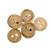 Olive Wood Buttons - 2 Holes / 5 Sizes -