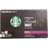 Starbucks French Roast Dark Coffee, 72 K-Cups, (3 Pack of