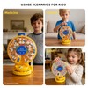 Daily Pill Organizer with One-Touch Button & Child Lock for