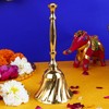 SATVIK 1 Pc Brass Puja Bells Indian Religious Diwali Festive