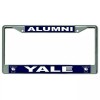 YALE ALUMNI BLUE METAL CAR LICENSE PLATE FRAME MADE IN USA