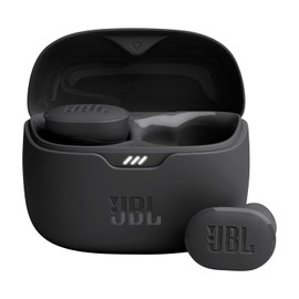 JBL Tune Buds - Auriculares inalámbricos con cancelación de ruido (negro), pequeños (renovados)
