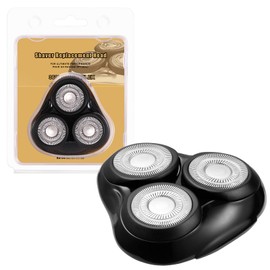 Universal Rotary Replacement Shaver Head,Compatible with Remington Shaver Series,for R3,R4,R5,R6,R7,R8,SP-3141 and SP-5161 Foils/Blades (Black(1 Count))