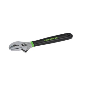 Greenlee 0154-10D Adjustable Ratcheting Wrench with Dipped Handle, 10 Inches