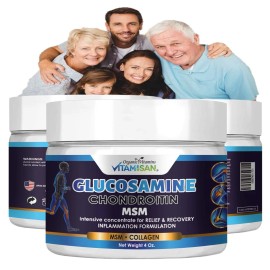 Glucosamine Chondroitin with MSM & Collagen Cream 4 FL Oz cream Arthritis