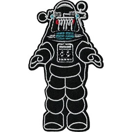 Robby the Robot Iron Sew On Patch / Applique