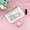 Funny Gift for Friend Coworker Cosmetic Bag Funny Sarcastic Gift
