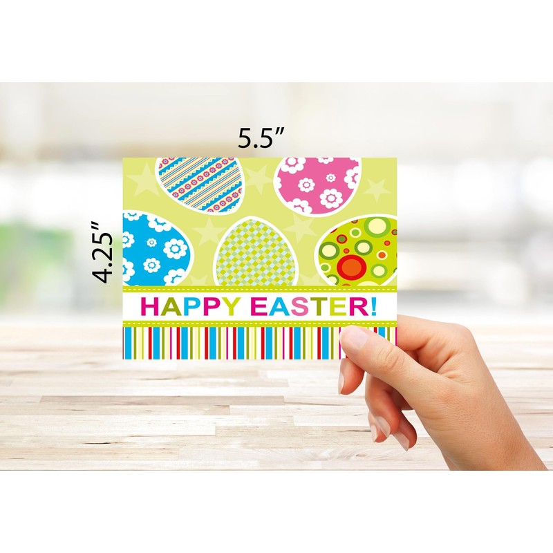 Happy Easter Blank Note Cards - Greeting Cards with Envelopes