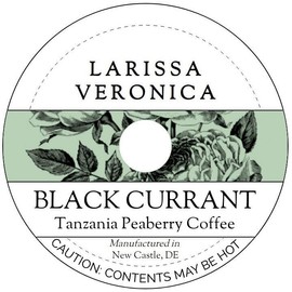 Black Currant Tanzania Peaberry Coffee (Single Serve K-Cup Pods) (Gourmet, Naturally Flavored, Whole Coffee Beans) (12 pods, ZIN: 571377) - 3 Pack