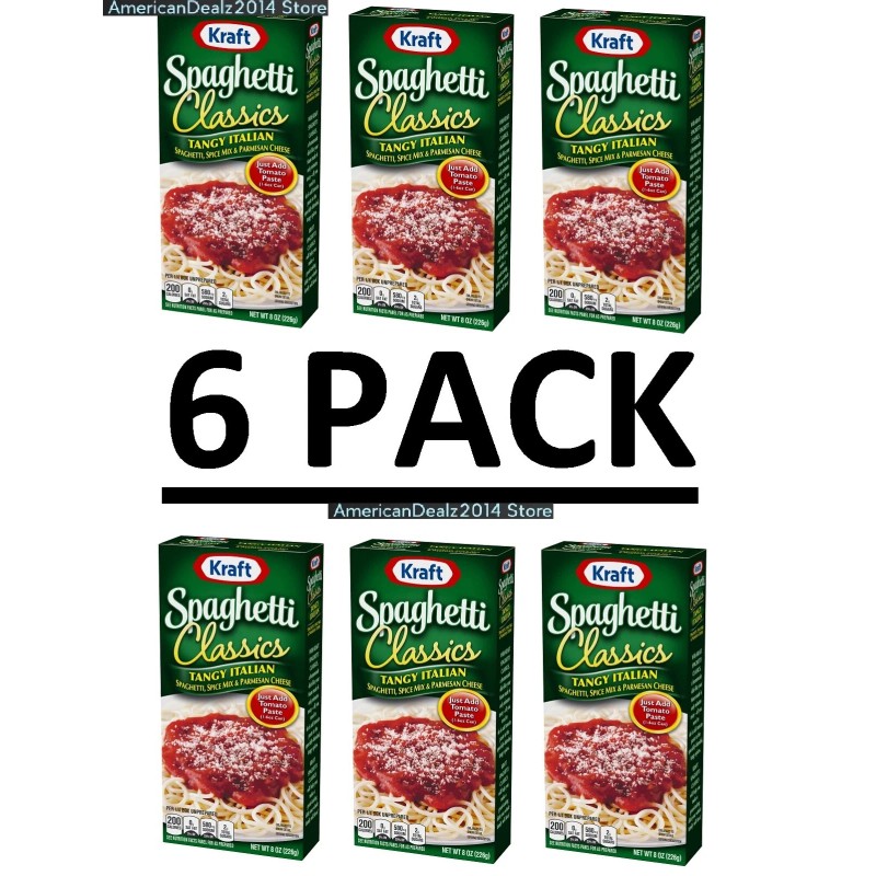 Kraft 6 PACK - Kraft Spaghetti Classics Tangy Italian 8