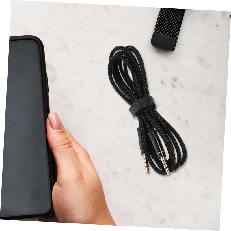 CIYODO 4pcs Nylon Male to Male Audio Aux Cable Durable