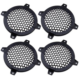 4 x 4" Black Plastic Car Speaker Cover