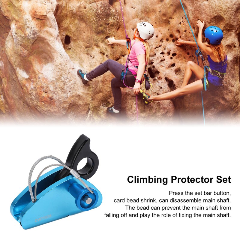 Self Locking Rope Grab Rock Climbing Rope Safety Grab for