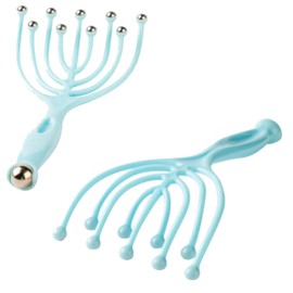 Nine Claw Head Massager Handheld Head Scalp Massager with 10 Beads Head Scratcher for Deep Relaxation Stress Reduction