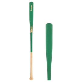 Brett Bros. 34" Maple Wood Fungo Baseball Bat: BBIFUNGO Natural/Forest Green