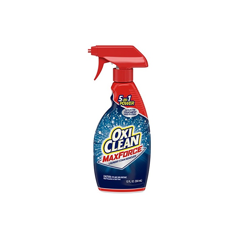 OxiClean Max Force Laundry Stain Remover Spray, 12 Fluid Ounce