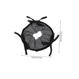 minkissy 2pcs Stylish Buffalo Plaid Hair Accessories for Women Soft Ribbon Elastic Ponytail Holders Comfortable and Secure Fit