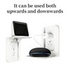 WILAOIYOOU Outlet Shelf, Bathroom Wall Holder with Built-in Cable Management,