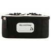 Polar Gear Football Sensory Popit Lunch Bag Insulated, Polyester, Black