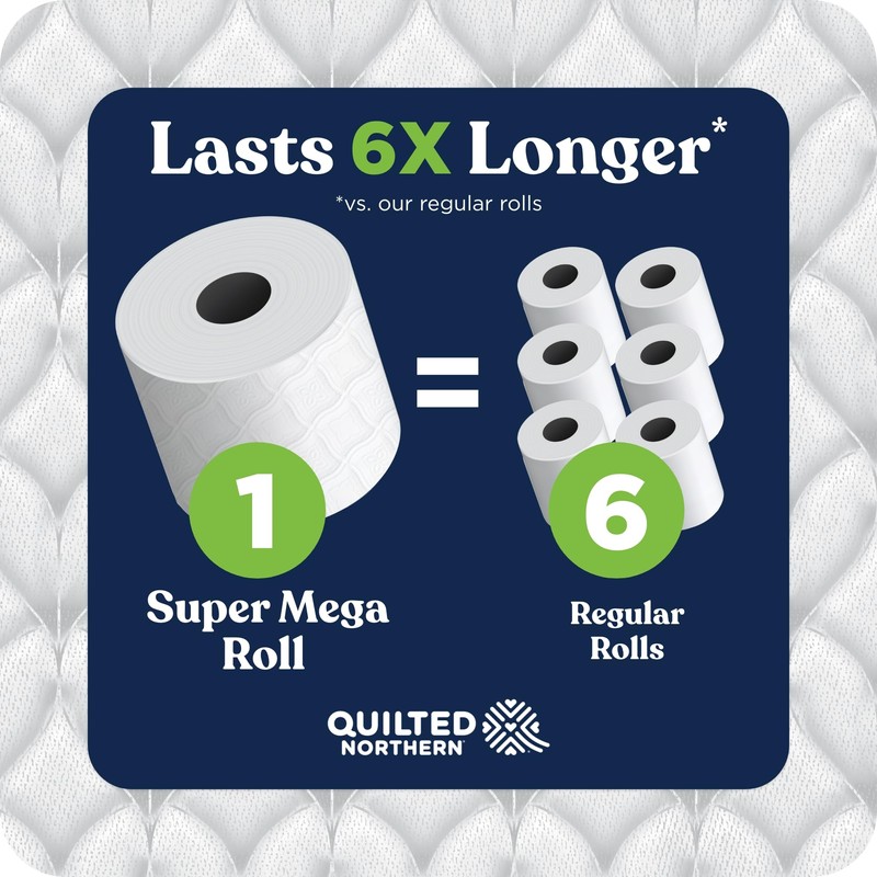 Quilted Northern Ultra Soft & Strong Toilet Paper, 8 Super