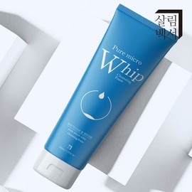 Household White Paper Salim White Paper Pure Micro Large Capacity Whip Foam Cleansing Hypoallergenic Oily Face Wash 230ml, 4 pieces / 살림백서 퓨어 마이크로 대용량 휩 폼클렌징 저자극 지성 세안제 230ml, 4개