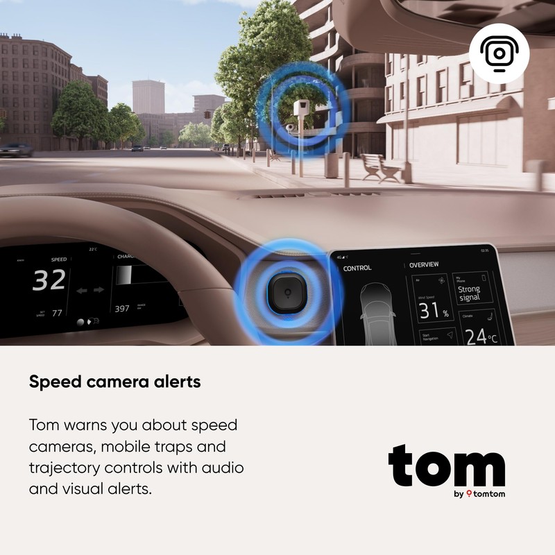 TomTom Speed Camera Detector - No Subscription | Tom by