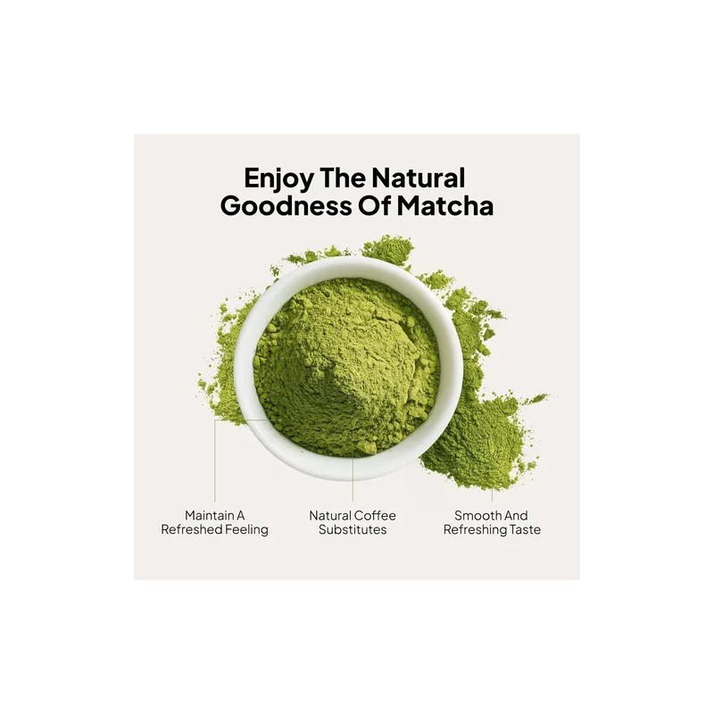 Polvo De Matcha Orgánico 8 Oz (lata) Grado Culinario