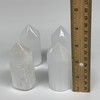 1pc, 3.1"-3.2" Selenite (Satin Spar) Crystal Crystal Tower Point Powerful,