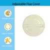 Irnyso White Fireplace Stove Pipe Flue Hole Cover 6719900 BM0353