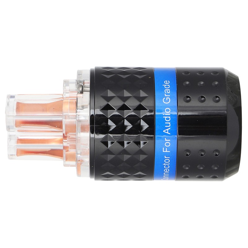 Monosaudio E103/F103 Power Plug Transparent Pure Copper Power Plug Audio