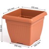 TERRA Pot 25.2 L Dimensions (mm) 370 x 370 x