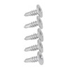 200Pcs Self Drilling Screw Stainless Steel Round Washer Head M4.8x13