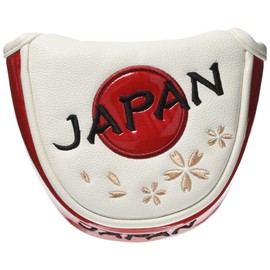 Geotech Head Cover Japan Mallet Putter Cover White